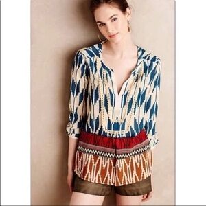 Anthropologie Maeve Aztec Tunic